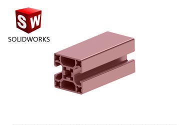 4545-2N180鋁型材3d模型下載 4545-2N180鋁型材3d模型下載